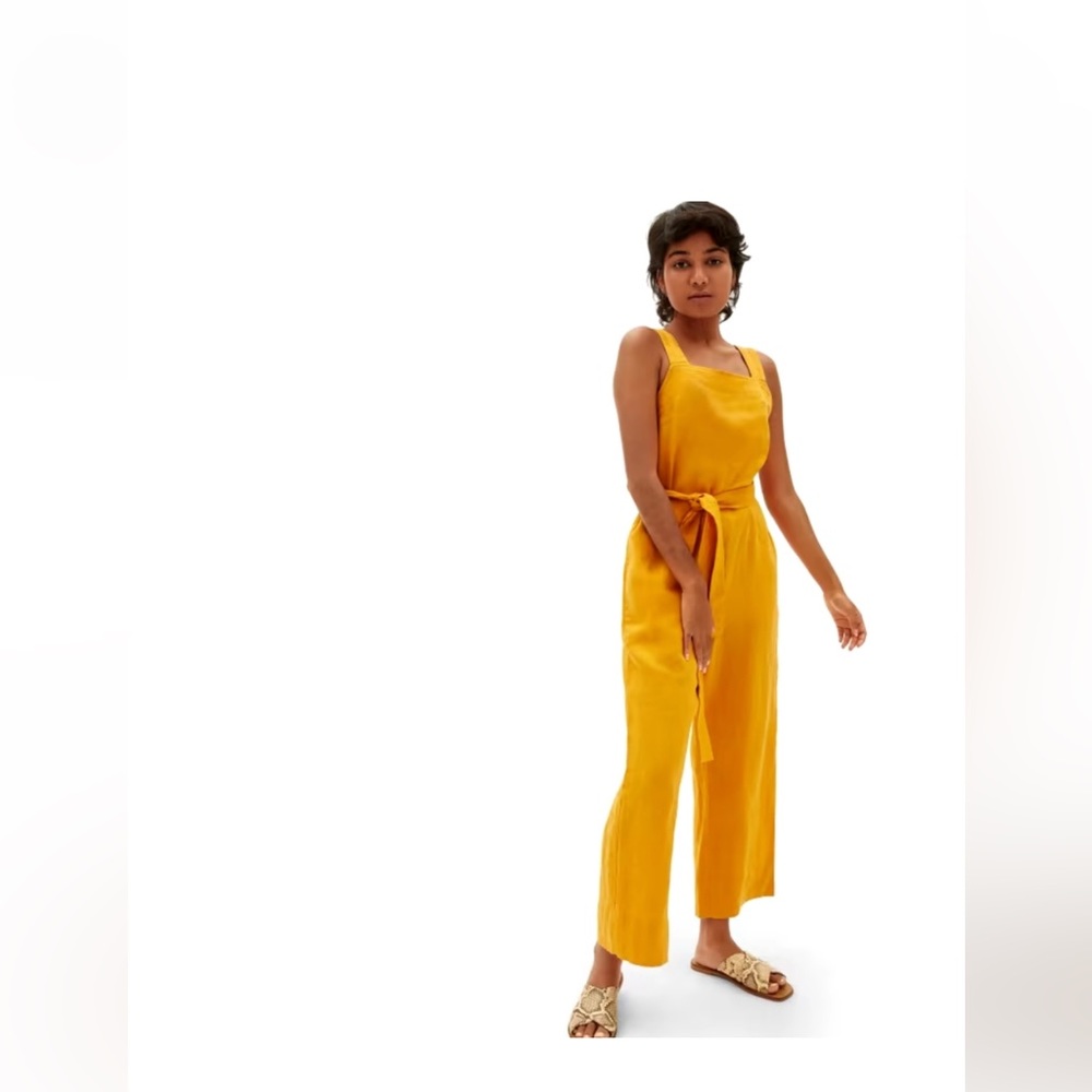 Everlane Linen Wide Leg Jumpsuit